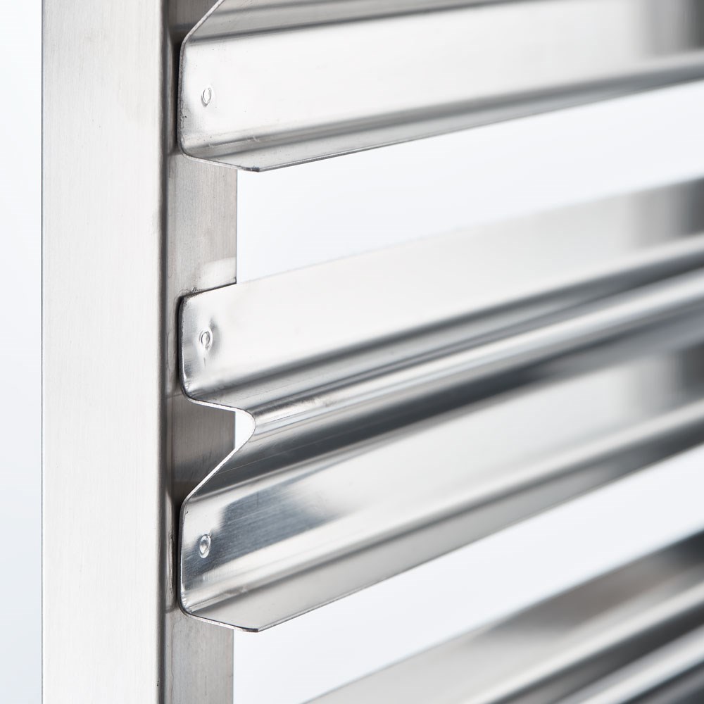 Tablettwagen aus Edelstahl, passend für 14 x GN 1/1, 380 x 550 x 1735 mm (BxTxH)