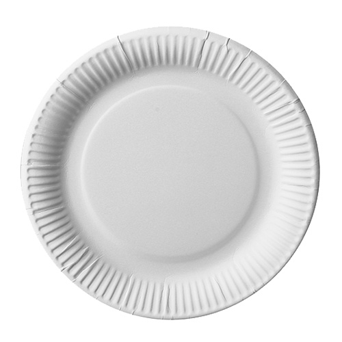 14000 Teller, Pappe "pure" rund Ø 23 cm weiss extra stark
