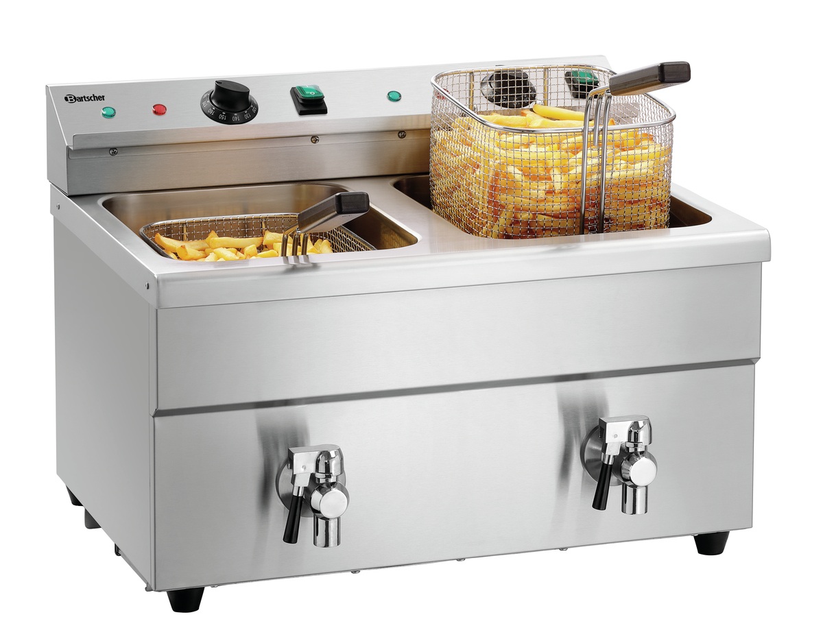 Induktions-Fritteuse 2x8L Plus Induktions-Fritteuse 2x8L Plus