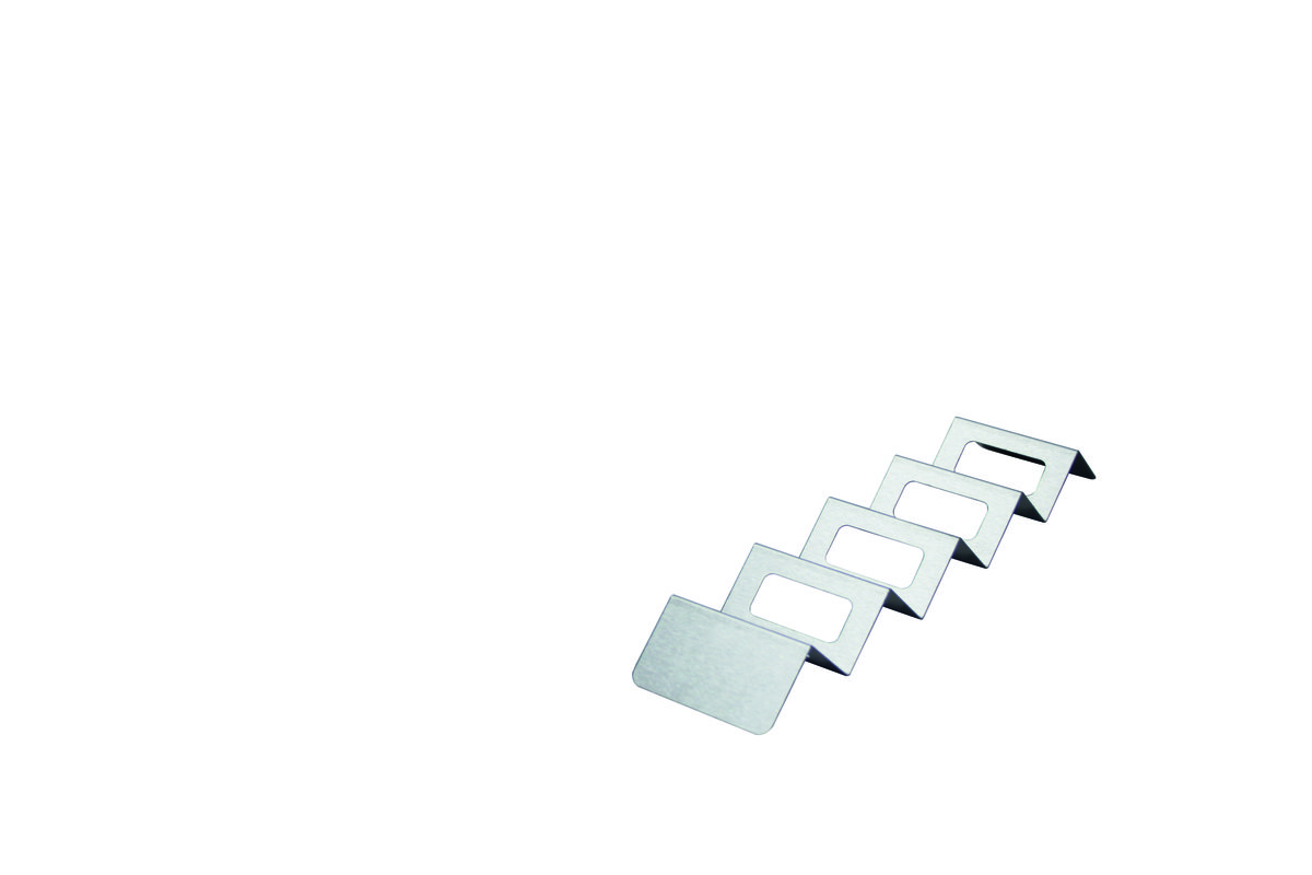 Snack-Verkaufsständer Edelstahl 370 x 85 x 35 mm Snack-Verkaufsständer Edelstahl 370 x 85 x 35 mm