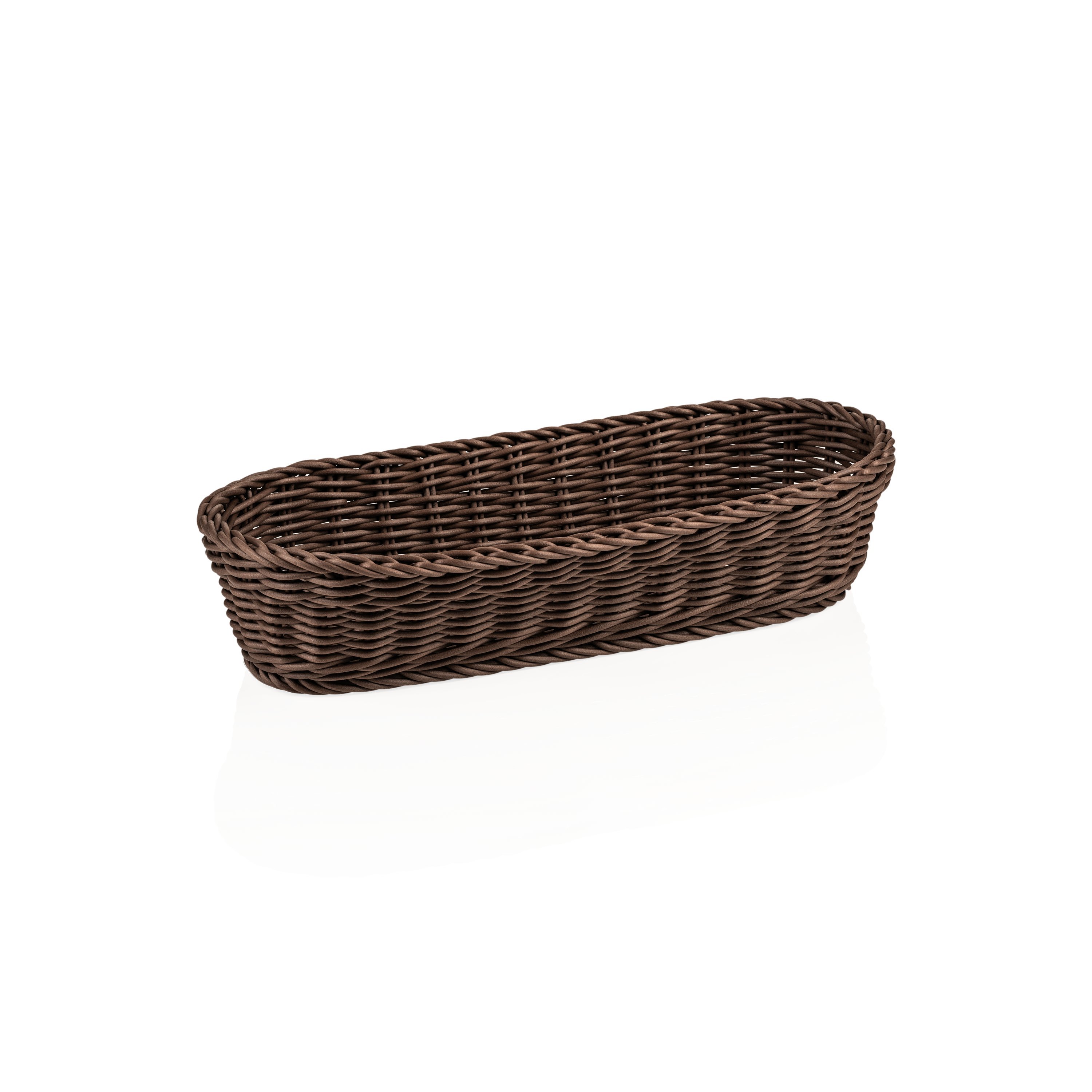 Baguettekorb 40 x 16 x 8 cm, braun