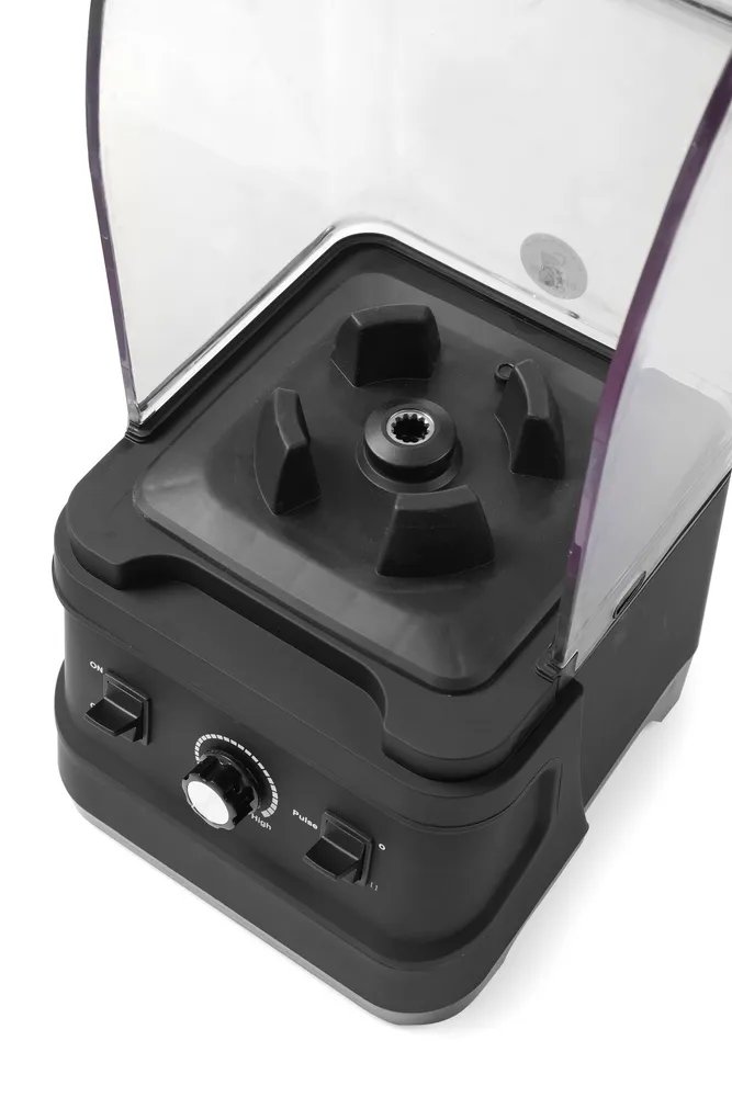 Mixer mit Schallschutzhaube, 2,5L, Schwarz, 220-240V/1680W, 250x300x(H)540mm Mixer mit Schallschutzhaube, 2,5L, Schwarz, 220-240V/1680W, 250x300x(H)540mm