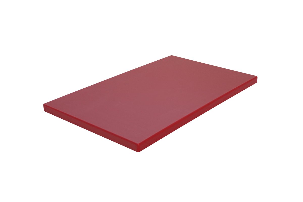 Schneidebrett GN 1/1 mit Füßen, rot
