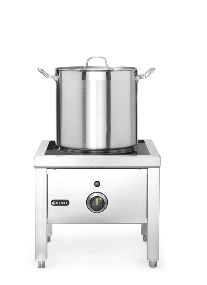 Hochleistungs-Induktions-Hockerkocher, HENDI, 400V/5000W, 422x400x(H)366mm