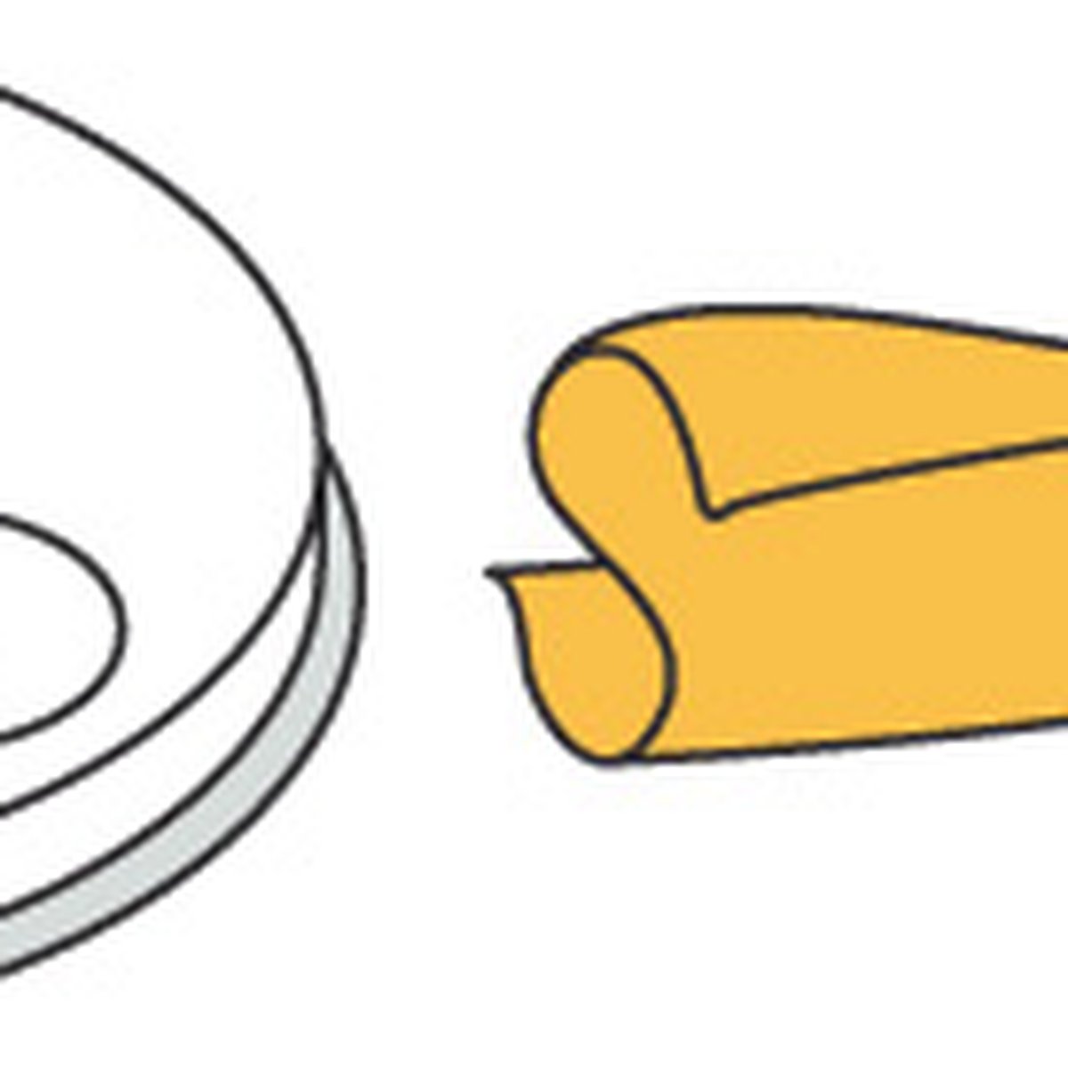 Pasta-Scheibe Ø 50 mm Casereccie für MPF 1,5 Pasta-Scheibe Ø 57 mm Casreccie für MPF 2,5 und MPF 4