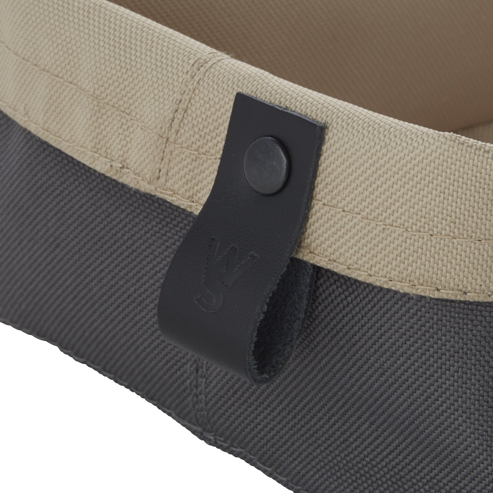 Brottasche FLIP TETRON, 20 x 14 x 9 cm, light grey/light khaki, Tetron