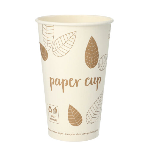 9000 Trinkbecher, Pappe "pure" 0,4 l Ø 9 cm · 13,9 cm "ZERO"