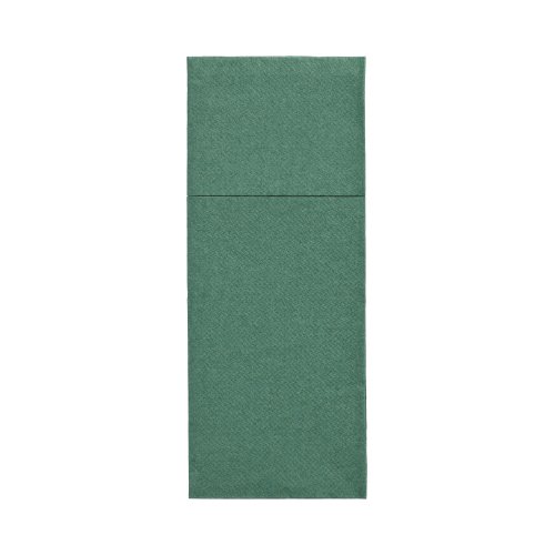 18000 Servietten "ROYAL Collection" 40 cm x 30 cm dunkelgrün mit Besteckfalz
