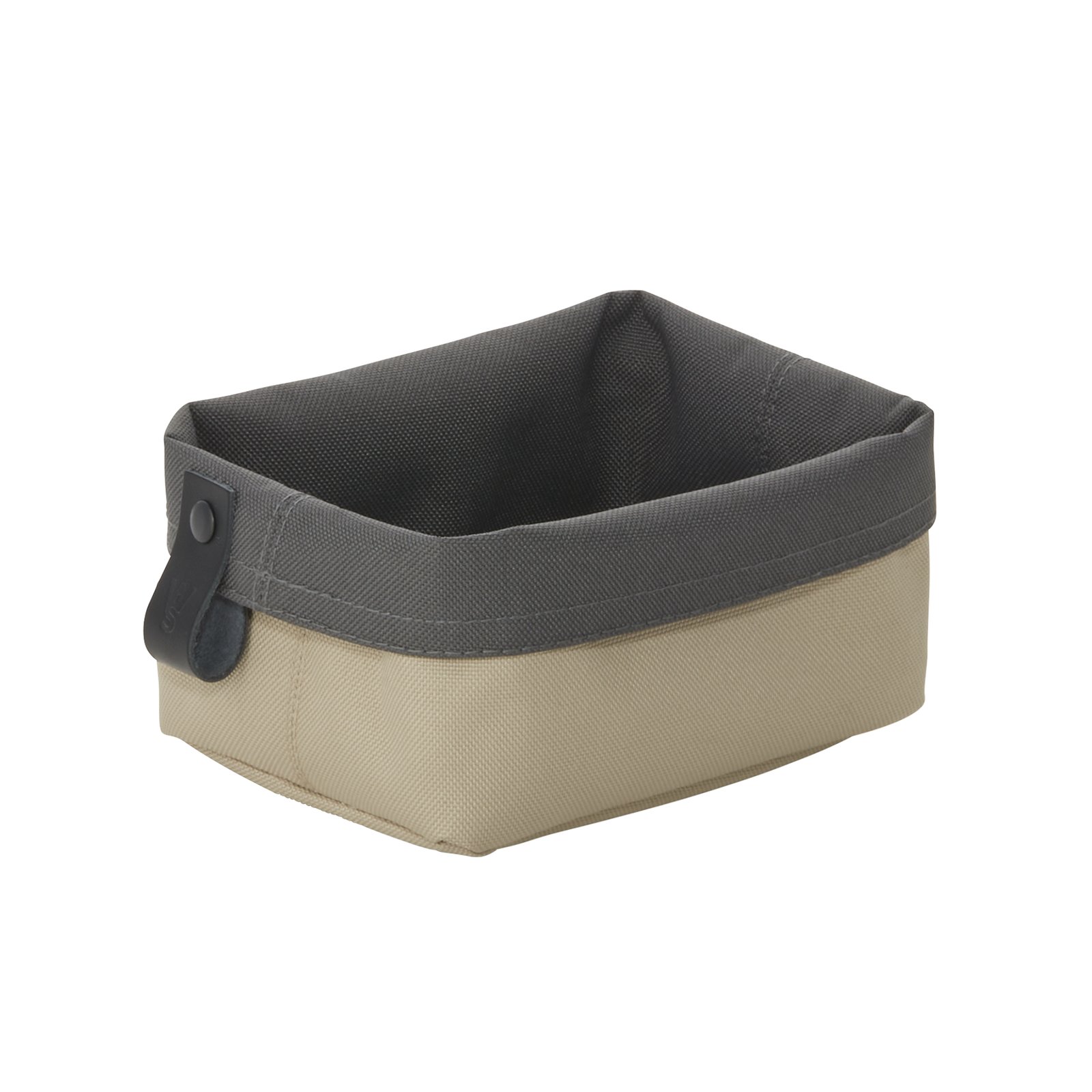 Brottasche FLIP TETRON, 15 x 11 x 8 cm, light grey/light khaki, Tetron
