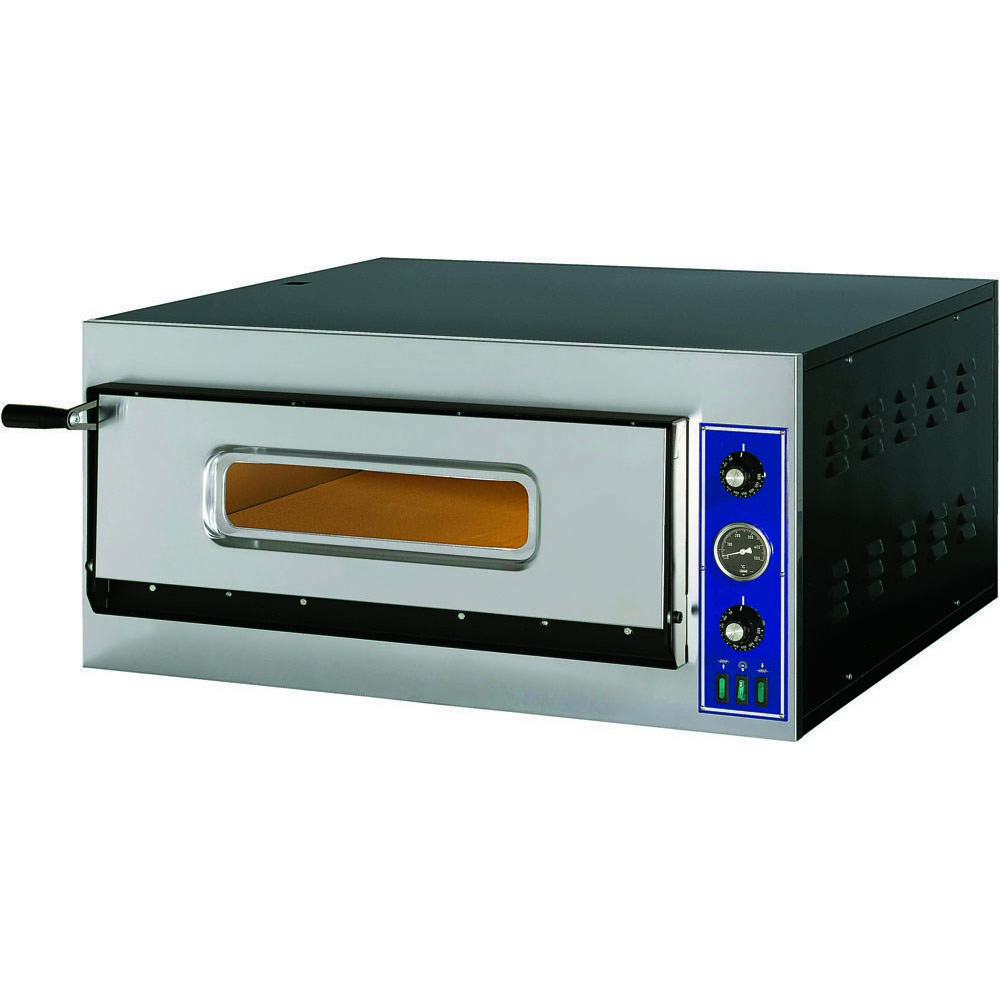 GGF Pizzaofen E-Start Line mit einer Kammer, für 4 Pizzen à 320 mm, 4,2 kW, 900x785x420 mm (BxTxH) GGF Pizzaofen E-Start Line mit einer Kammer für 4 Pizzen à 320 mm, 4,2 kW, 900x785x420 mm (BxTxH)