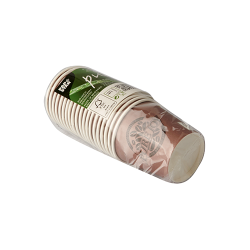 22800 Trinkbecher, Pappe 0,1 l Ø 6 cm · 6 cm lila "Pure Joy"