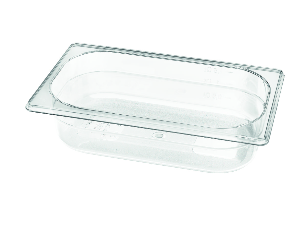 GN 1/4 Behälter, 65 mm, transparent