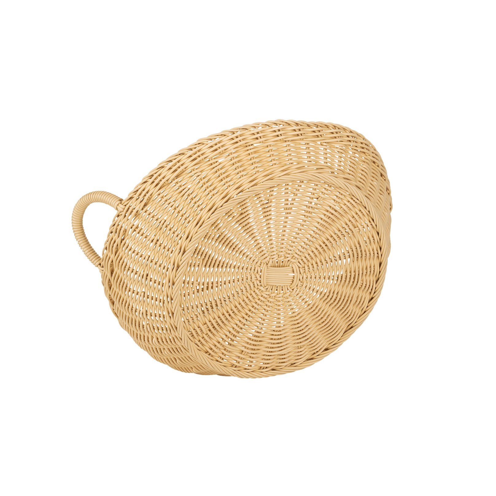 Brötchenschütte mit Griff Ø 46 cm, hellbeige