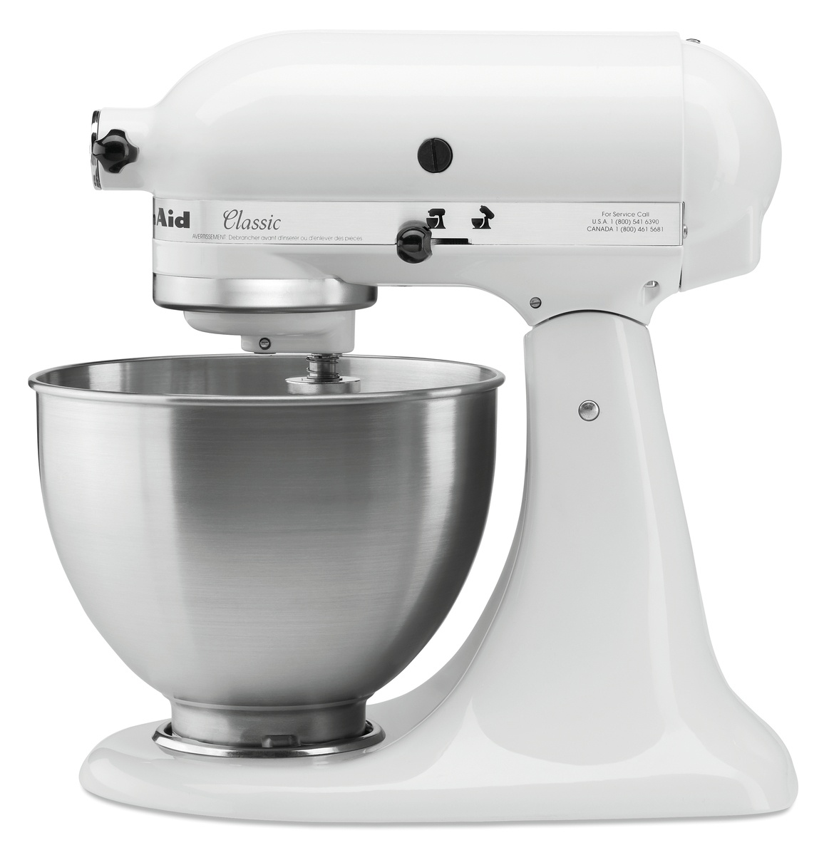 KitchenAid 5K45SSEWH, weiß, 4,28L