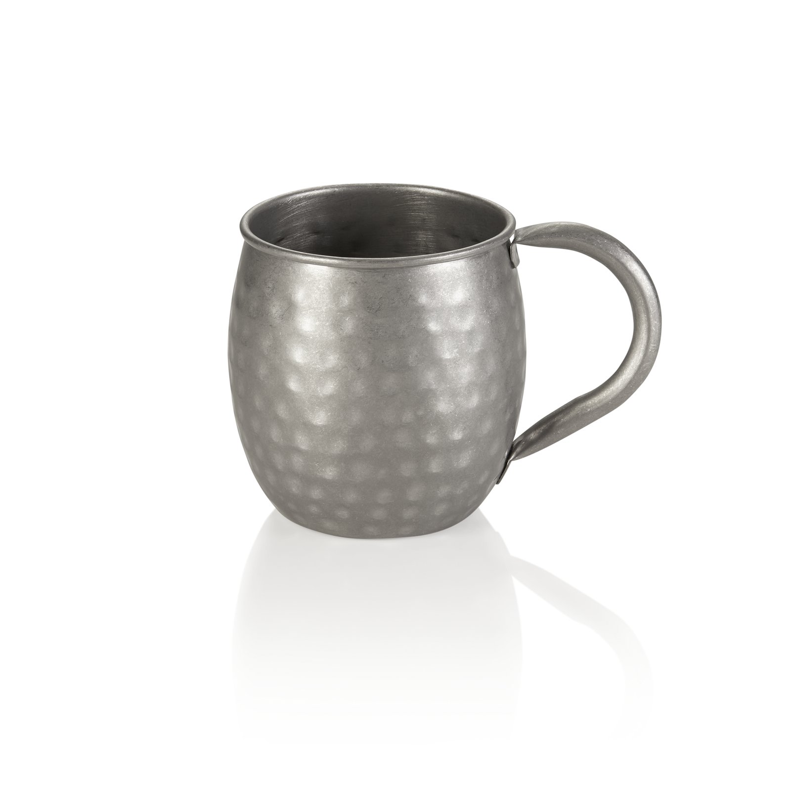 Moscow Mule Set, 0,45 ltr., Ø 8,5 cm, Höhe 10 cm, vintage, gehämmert, Set á 2 Stück