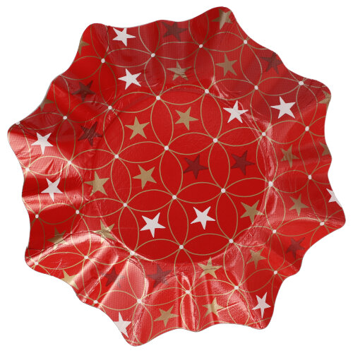 2 Präsentierschalen-Weihnachten Ø 28 cm "verschiedene Weihnachtsdekore" Stern 50 Präsentierschalen-Weihnachten Ø 28 cm "verschiedene Weihnachtsdekore" Stern