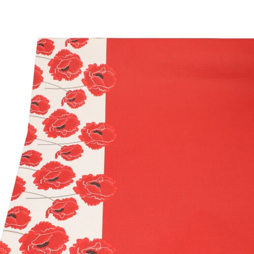 432 Tischdecke, Papier 3 m x 1,2 m "Poppy"