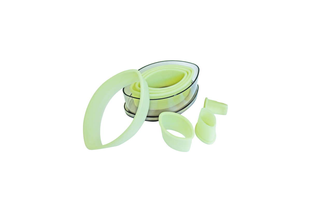 Ausstechersatz oval, glatt