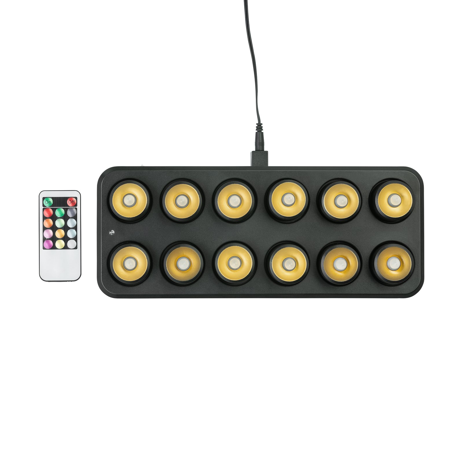 LED Teelichter Multi-Color YUYU, 30 x 14 x 3 cm, wiederaufladbar LED Teelichter Multi-Color YUYU, 30 x 14 x 3 cm, wiederaufladbar