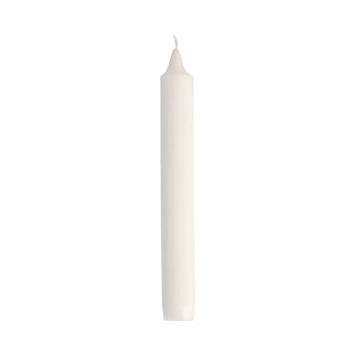 5760 Haushaltskerzen mit Dornloch Ø 2,45 cm · 20 cm weiss