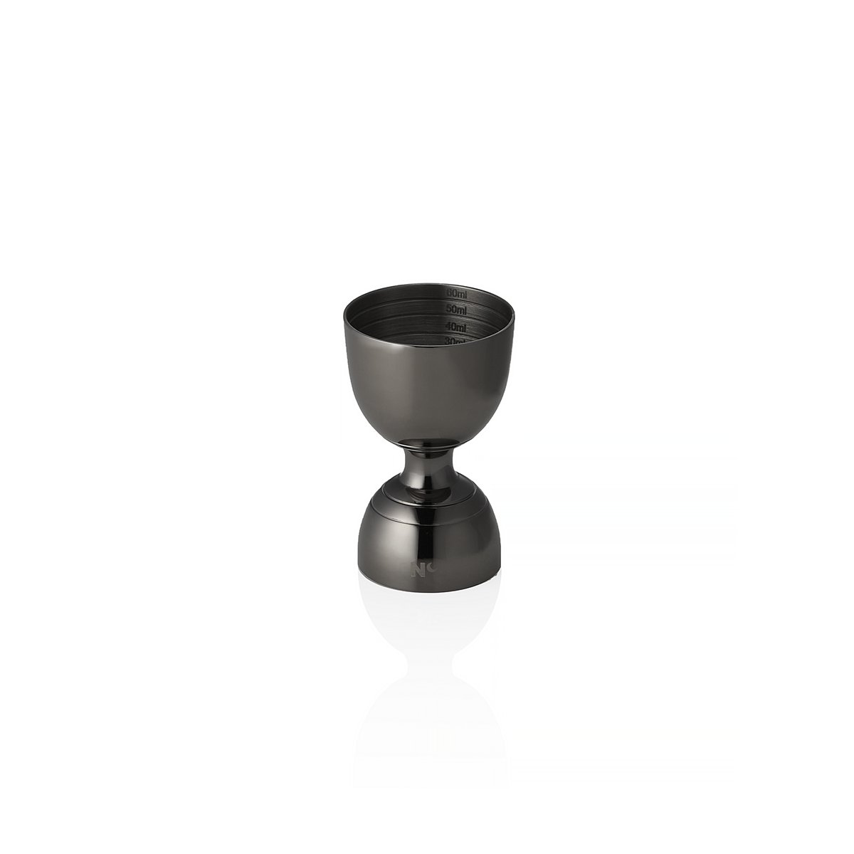 Jigger Rim Bell NOCTURN, Ø 5 cm, Höhe 8 cm, gun metal