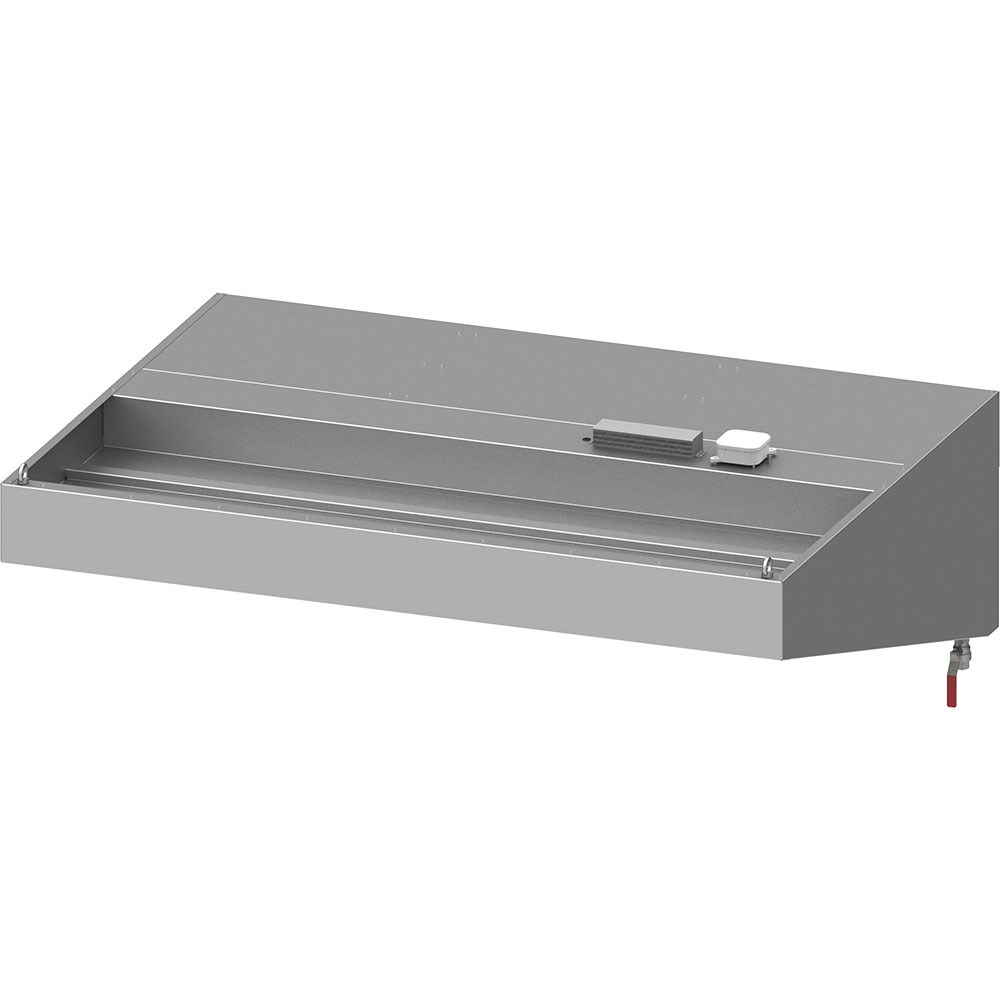 Wandhaube "Basic Line", Schrägform 1000 mm x 1000 mm mit Flammschutzfilter Typ B Wandhaube "Basic Line", Schrägform 1900 mm x 1200 mm mit Flammschutzfilter Typ B