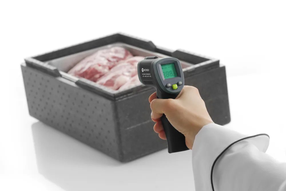 Infrarot-Thermometer, 37x70x(H)150mm Infrarot-Thermometer, 37x70x(H)150mm