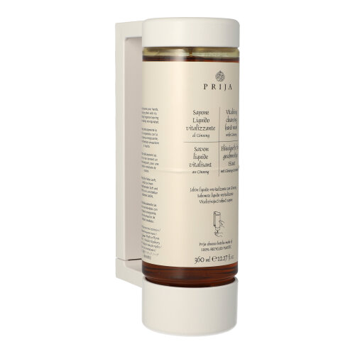 600 Wandhalter 19 cm x 6 cm x 9,5 cm weiss für Drückspender zum Kleben oder Schrauben