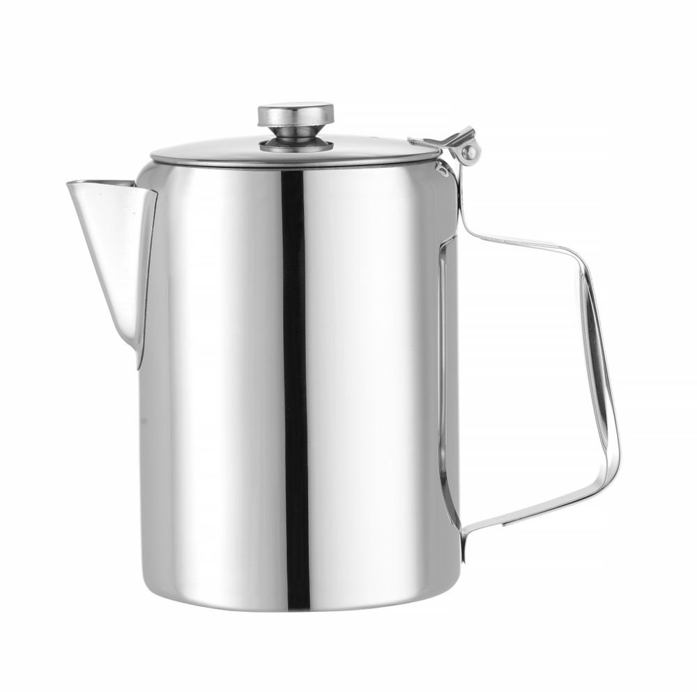 Kaffee-/Teekanne mit Klappdeckel, HENDI, 1,4L, ⌀126x(H)185mm