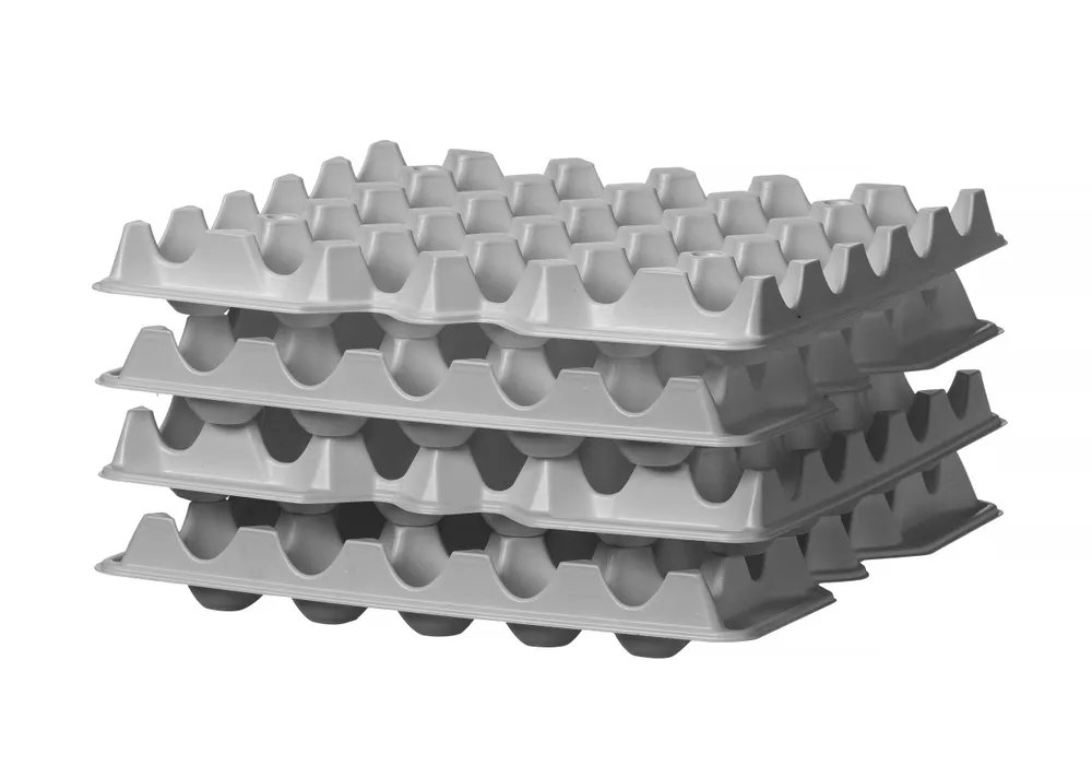 Set aus 4 Eierbehältereinsätzen für OVOBOX 120 , 291x288x(H)41mm Set aus 4 Eierbehältereinsätzen für OVOBOX 120 , 291x288x(H)41mm