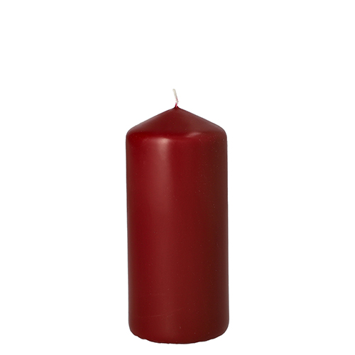 1120 Stumpenkerze Ø 60 mm · 130 mm bordeaux