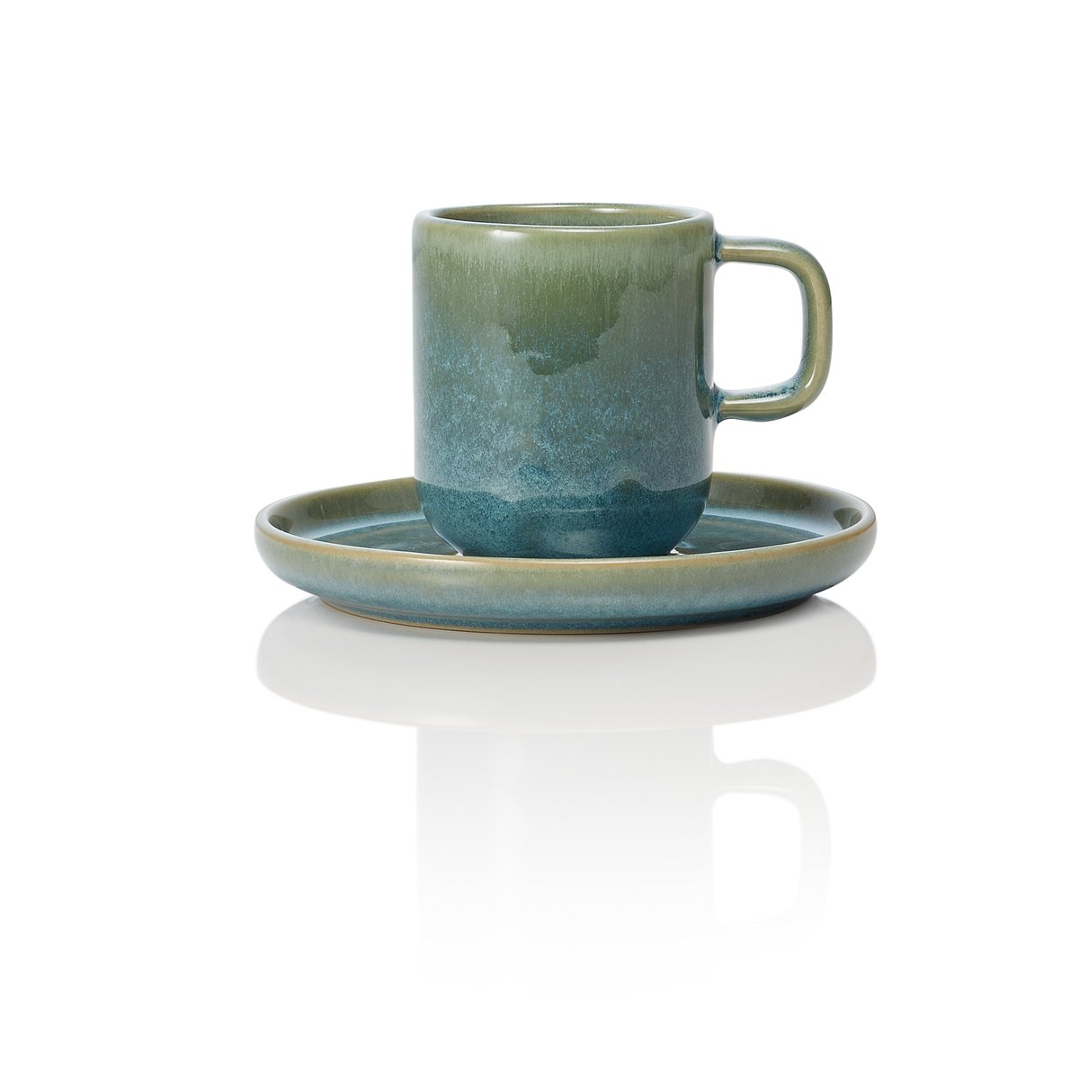 Ober- und Untertasse 0,1 L, (H) 6,5 cm