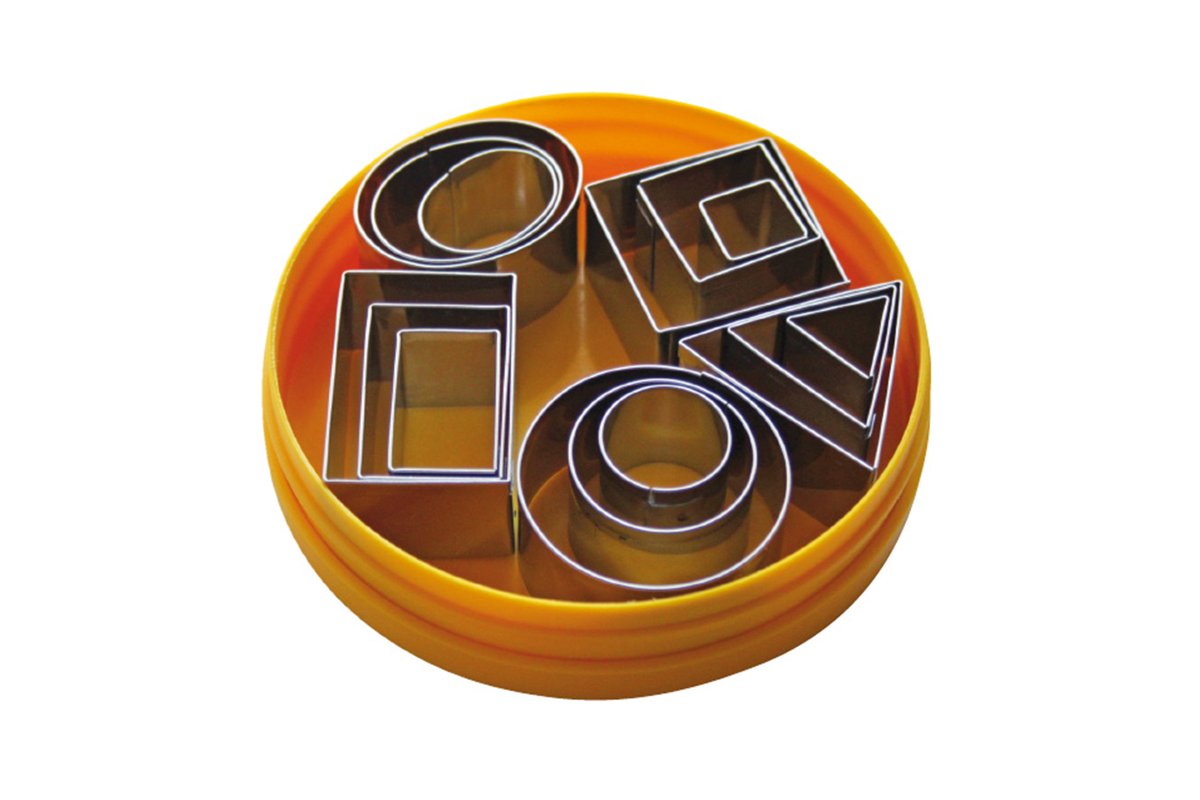 Dekor-Ausstecher im Satz "Geometrie"