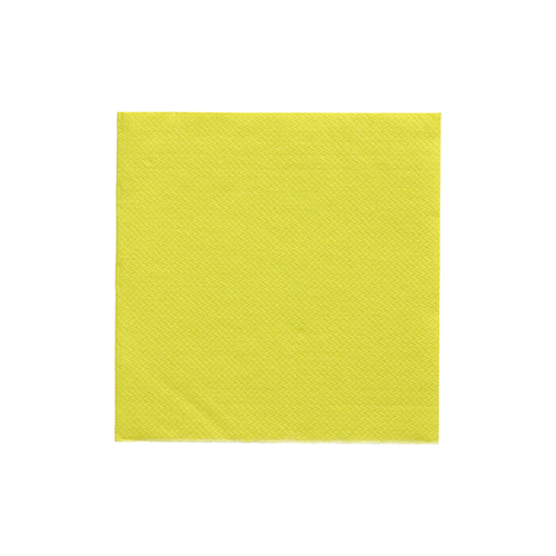 48000 Servietten "DAILY Collection" 1/4-Falz 24 cm x 24 cm limonengrün