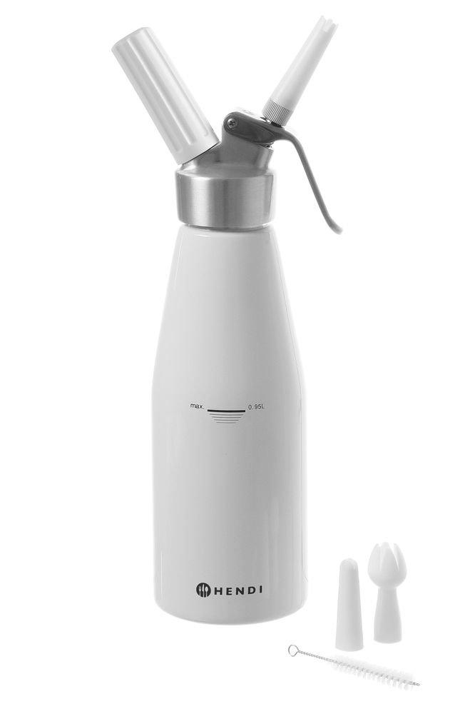 Sahnespender Kitchen Line, weiß, HENDI, Kitchen Line, 0,95L, ⌀95x(H)320mm