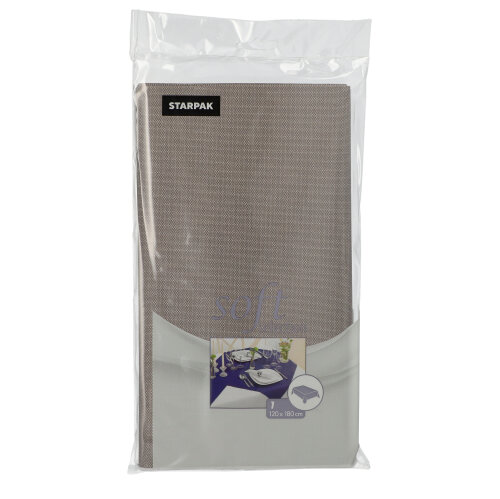 1 Tischdecke, stoffähnlich, Vlies "soft selection" 120 cm x 180 cm grau 720 Tischdecke, stoffähnlich, Vlies "soft selection" 120 cm x 180 cm grau