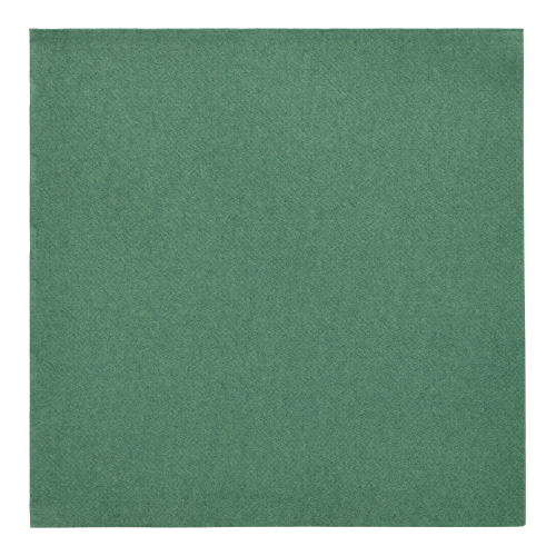 12500 Servietten "ROYAL Collection" 1/4-Falz 40 cm x 40 cm dunkelgrün in Papierverpackung