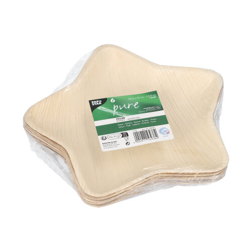 1680 Teller, Palmblatt "pure" 2,3 cm x 22,3 cm x 20 cm Stern