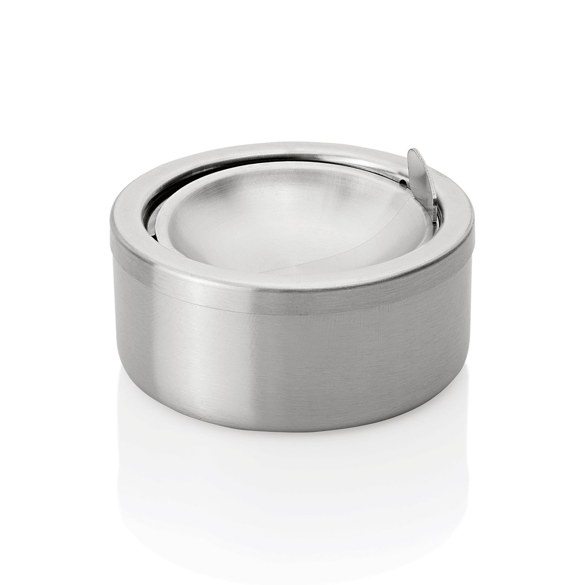 Druckaschenbecher 11,5 cm Edelstahl