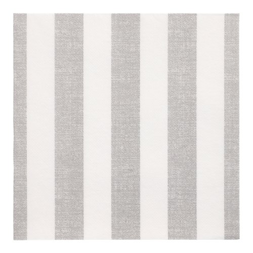 12000 Servietten "ROYAL Collection" 1/4-Falz 40 cm x 40 cm grau "Lines"