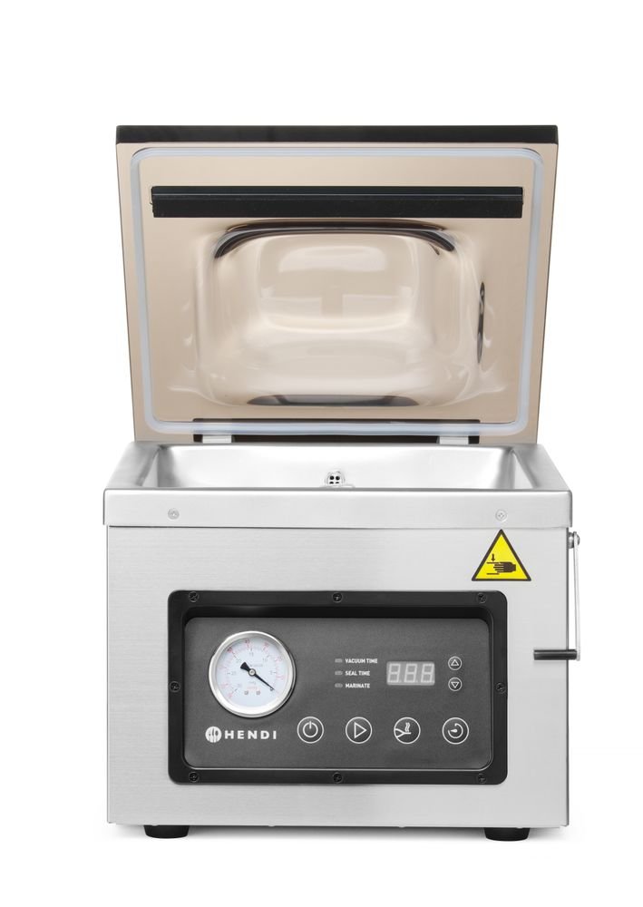 Vakuumkammer-Verpackungsmaschine Profi Line 300, HENDI, Profi Line, Dichtungsband: 300 mm, 230V/950W, 367x425x(H)364mm