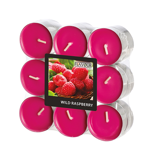 Flavour by GALA Duftlichte Ø 37,5 mm · 16,6 mm weinrot - Wild Raspberry Flavour by GALA Duftlichte Ø 37,5 mm · 16,6 mm weinrot - Wild Raspberry