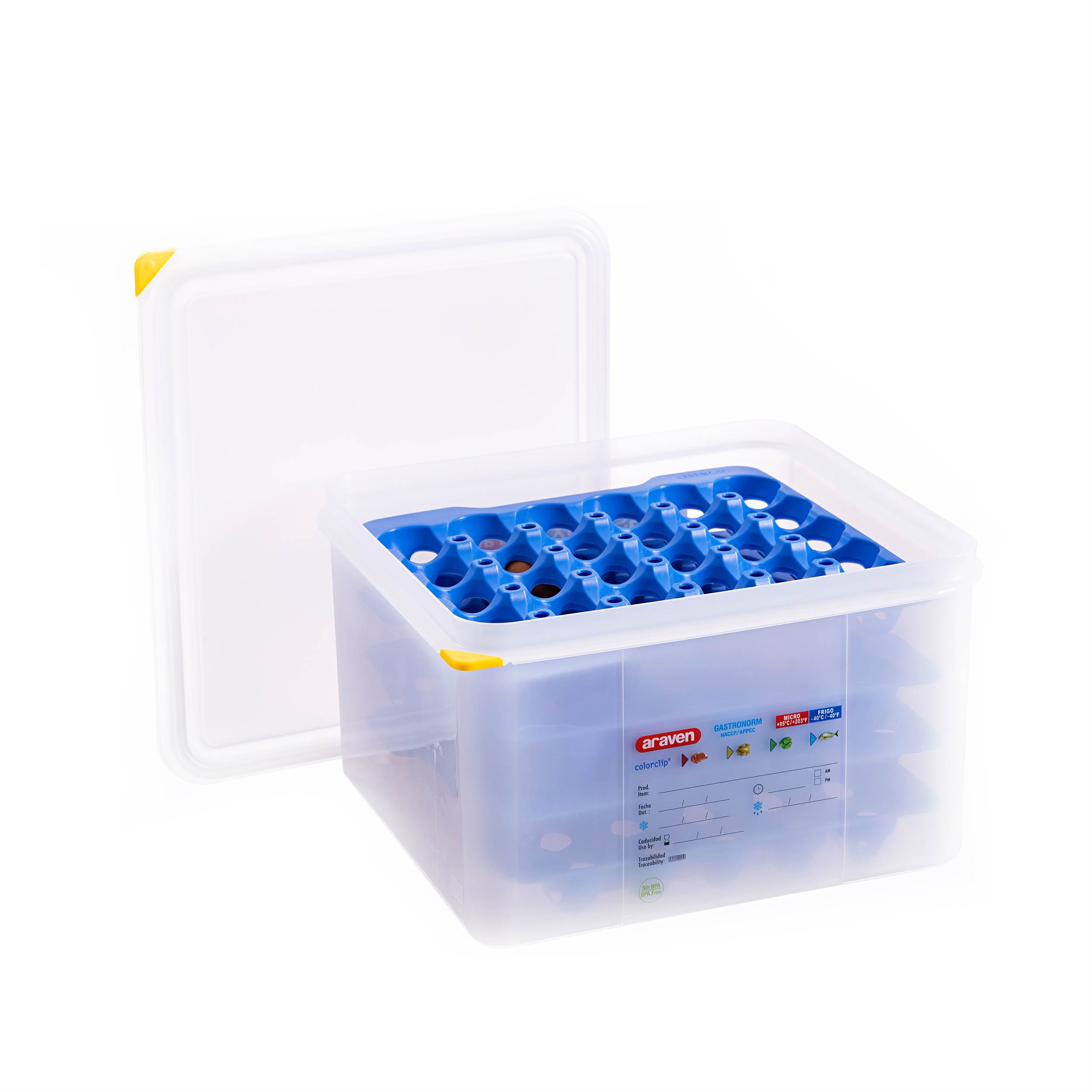 Eierbox inklusive acht Eiertabletts Eierbox inklusive vier Eiertabletts