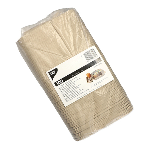 2000 Tragetabletts, Pappe "To Go" 4,7 cm x 26,6 cm x 33 cm für 2 Becher + Mahlzeit