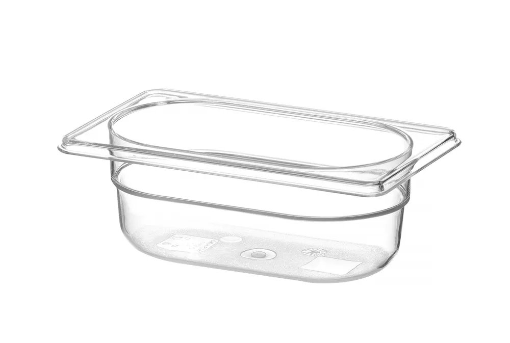 Gastronorm-Behälter 1/9, Profi Line, GN 1/9, 0,6L, Transparent, 176x108x(H)65mm Gastronorm-Behälter 1/9, Profi Line, GN 1/9, 0,6L, Transparent, 176x108x(H)65mm