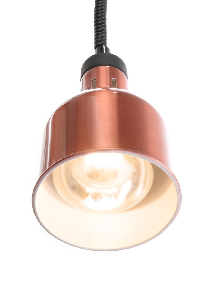 Höhenverstellbare Wärmelampe, zylinderförmig, HENDI, Schwarz, 230V/250W, ⌀175x(H)250mm