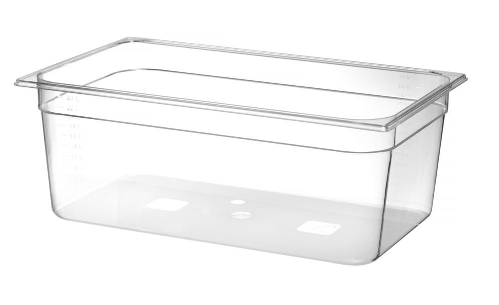 Gastronorm-Behälter 1/1, HENDI, Profi Line, GN 1/1, 24L, Transparent, 530x325x(H)200mm Gastronorm-Behälter 1/1, HENDI, Profi Line, GN 1/1, 9L, Transparent, 530x325x(H)65mm