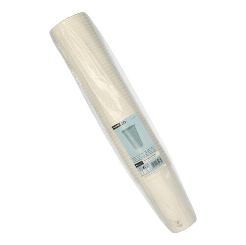 9000 Trinkbecher, Pappe "To Go" 0,4 l Ø 9 cm · 13,9 cm weiss