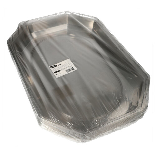400 Deckel für Servierplatten, PET 54 cm x 35 cm x 6,3 cm transparent