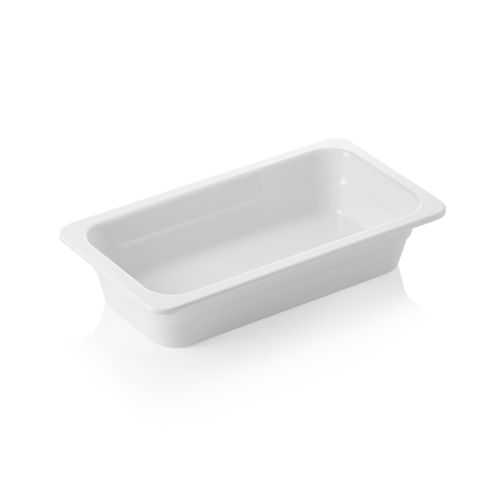 GN Behälter GN 65 WHITE 1/3-065 mm, weiß, Melamin